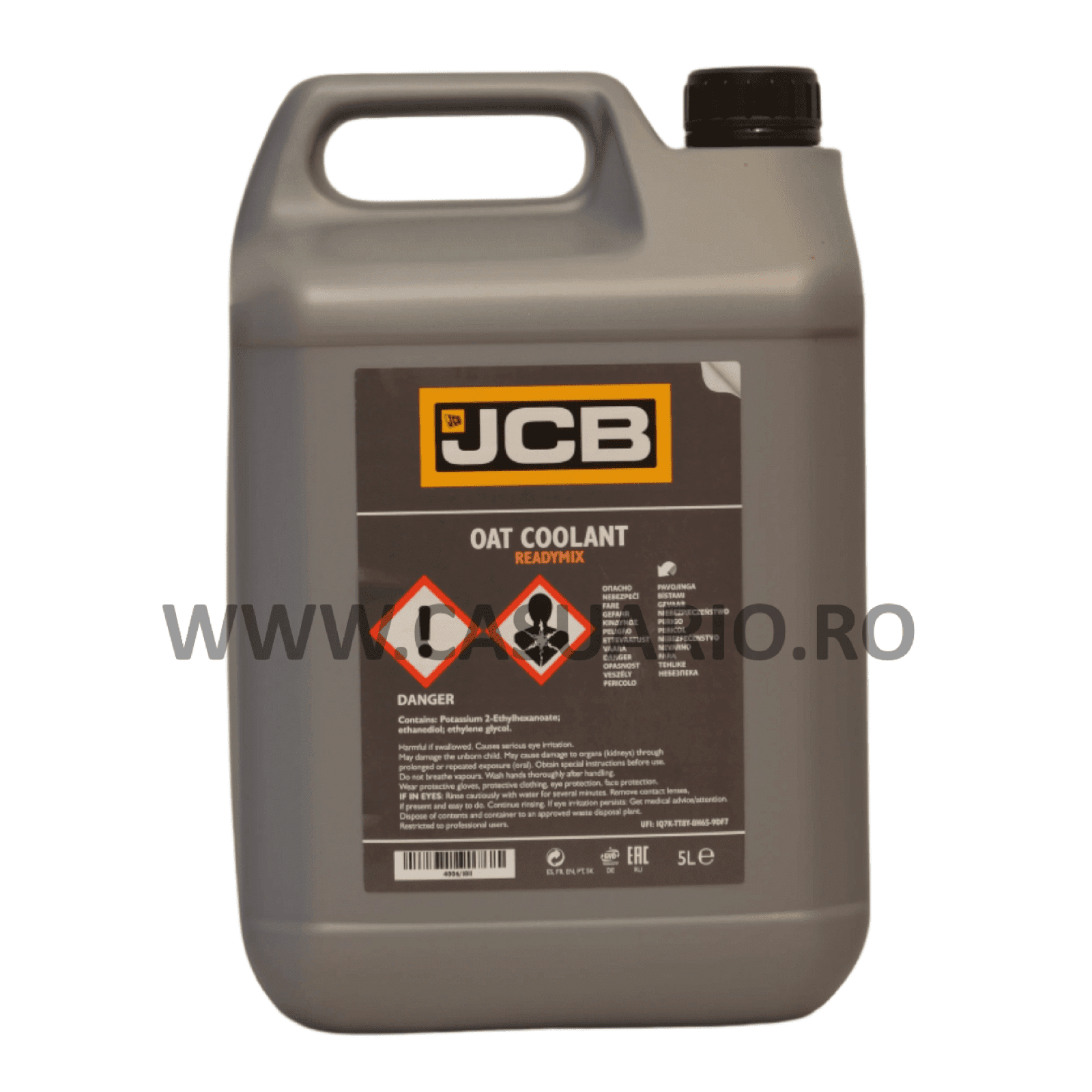 Antigel Ready Mixed 5L JCB : 4006/1811