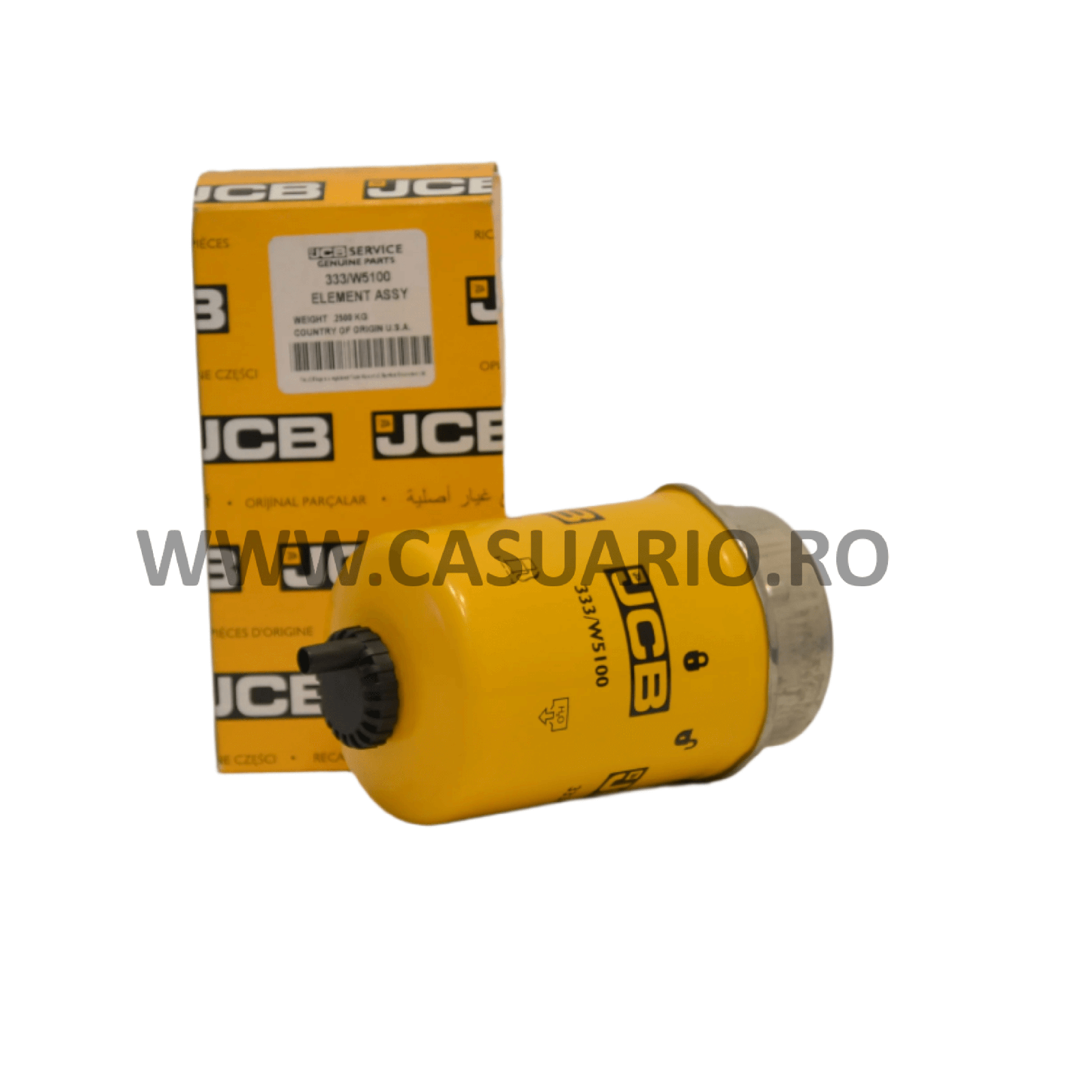 Filtru Motorina 5 Microni JCB : 333/W5100