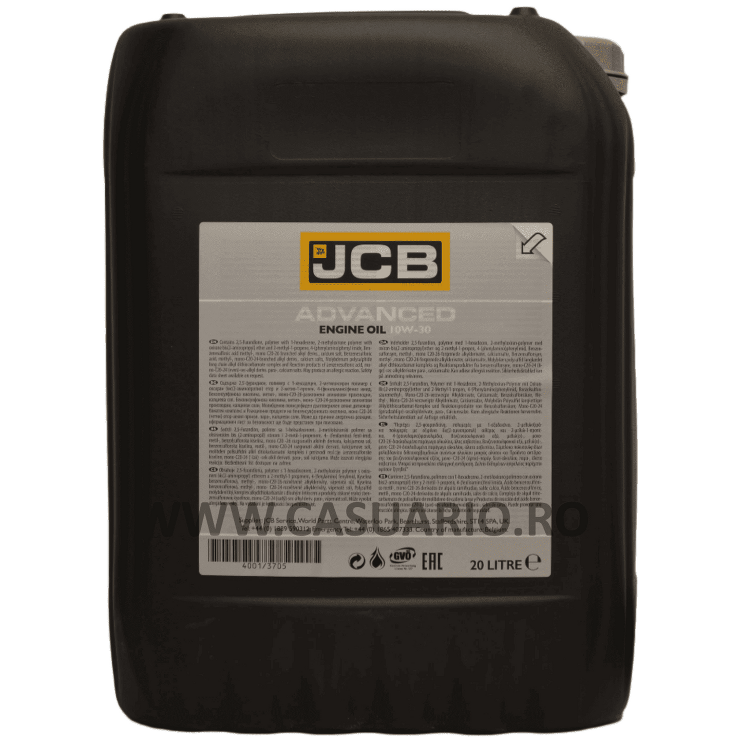 Ulei Motor JCB 10W30 UP 20L : 4001/3705