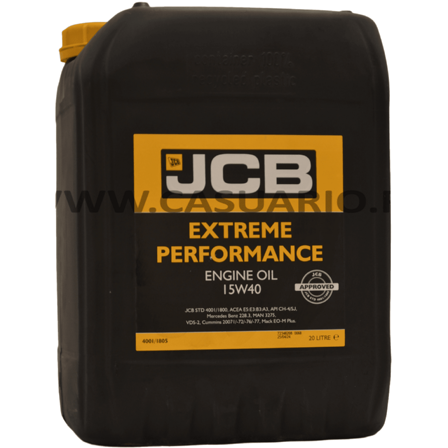Ulei Motor JCB 15W40 EP 20L : 4001/1805
