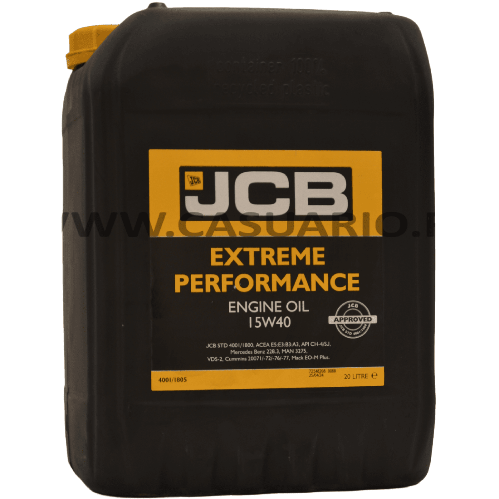 Ulei Motor JCB 15W40 EP 20L : 4001/1805