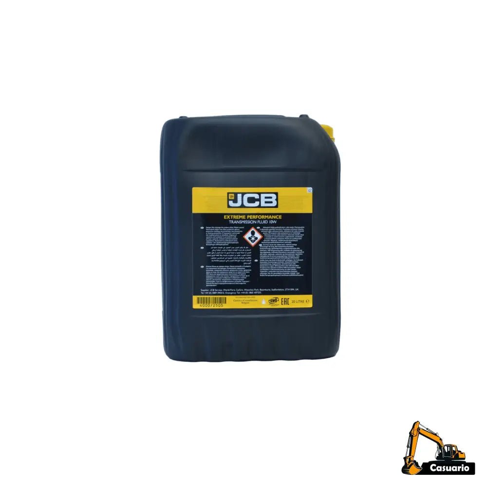 Ulei Transmisie JCB 10W 20L Original – Protecție Maximă pentru Cutia de Viteze